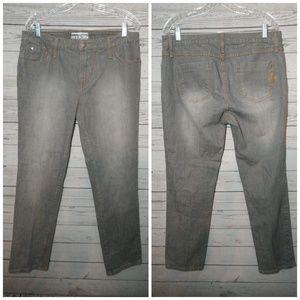 Phat fashion sliver label size 16 gray/bla…